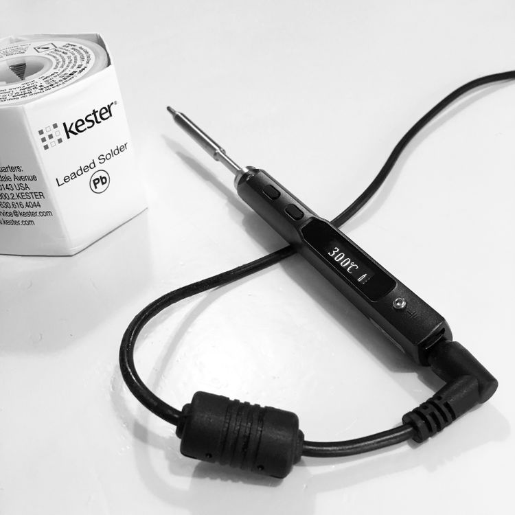 TS100 Soldering Iron - an iron for the bench and on the go